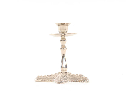 5" Silver Brass Starfish Tabletop Candle Holder - Loft&Timber