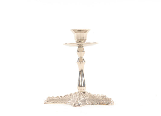 5" Silver Brass Starfish Tabletop Candle Holder - Loft&Timber