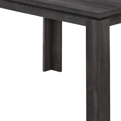 47" Black Dining Table - Loft&Timber