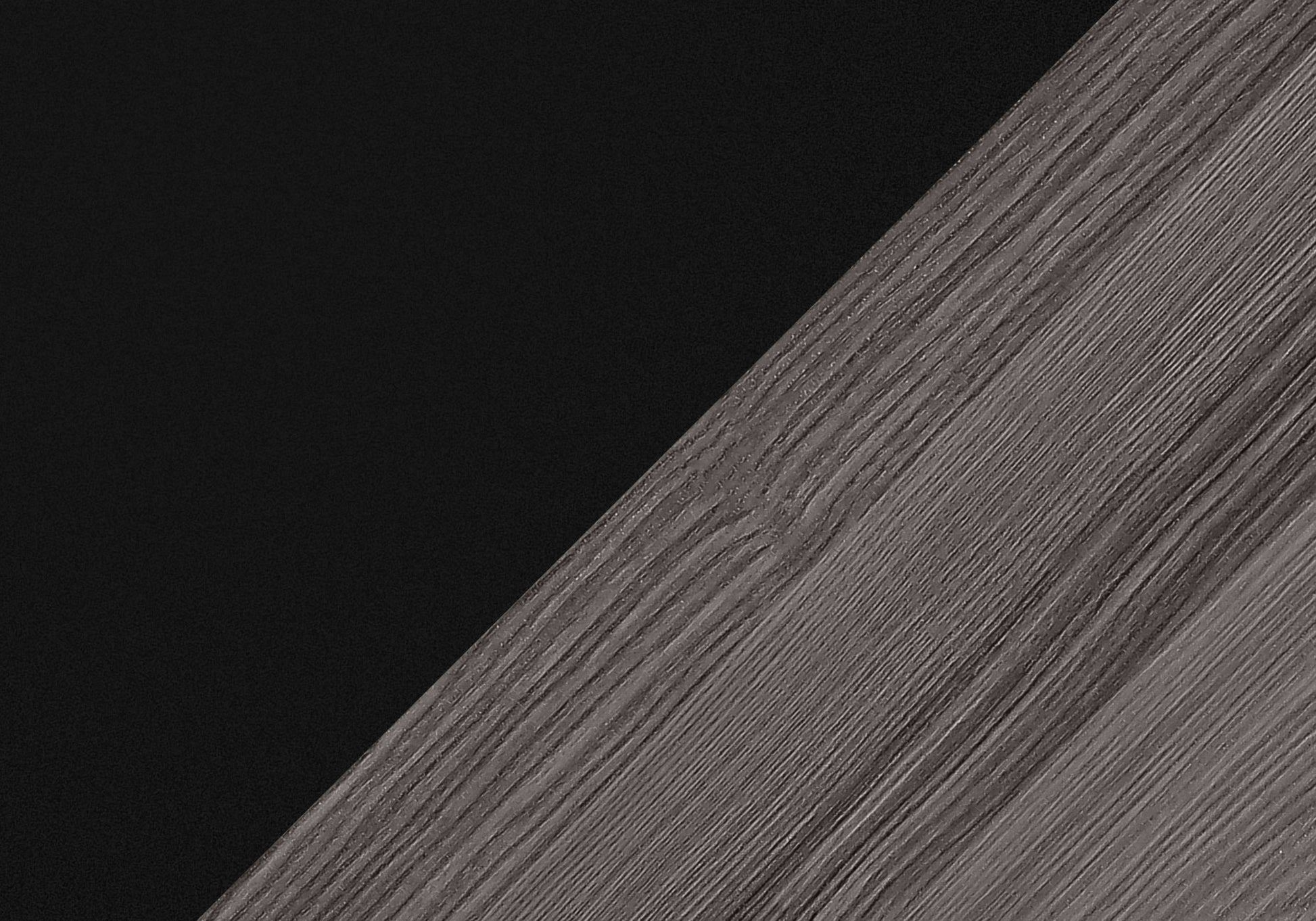 Set of Three 42" Gray And Black Coffee Table With Shelf - Loft&Timber