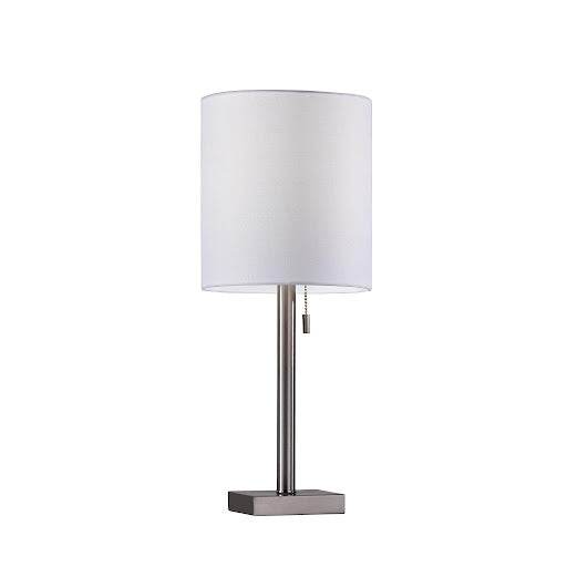 Brushed Steel Metal Table Lamp - Loft&Timber