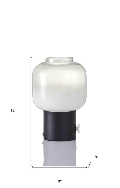 Mod Pod Black Glass Table Lamp - Loft&Timber