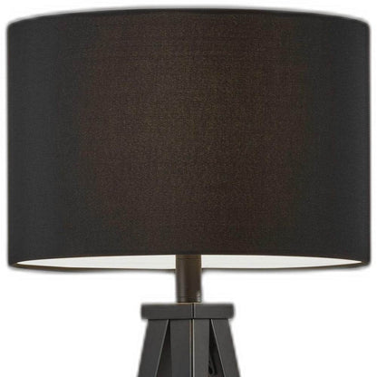 Treble Black Metal Table Lamp - Loft&Timber