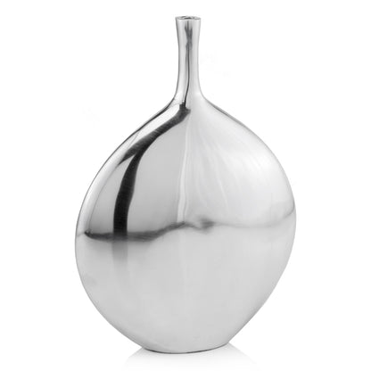 16" Silver Tulip Aluminum Table Vase - Loft&Timber