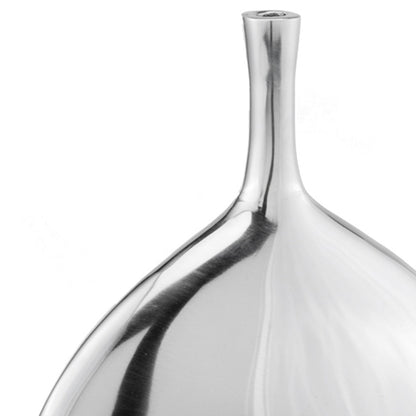 16" Silver Tulip Aluminum Table Vase - Loft&Timber