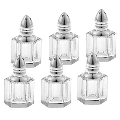 Individual Silver Crystal Salt And Peppers Gift Boxed 6 Pc Set - Loft&Timber