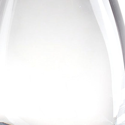 9" Clear Oval Lead Free Crystal Table Vase - Loft&Timber
