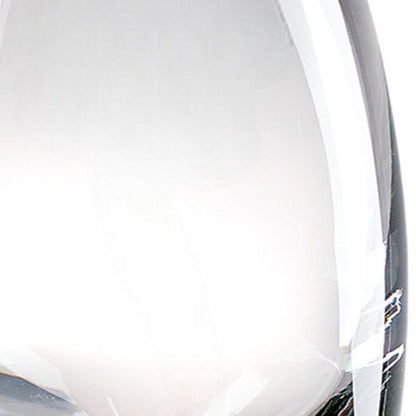7" Clear Lead Free Crystal Oval Table Vase - Loft&Timber