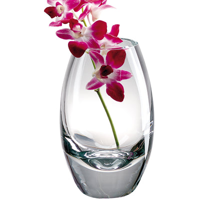 7" Clear Lead Free Crystal Oval Table Vase - Loft&Timber