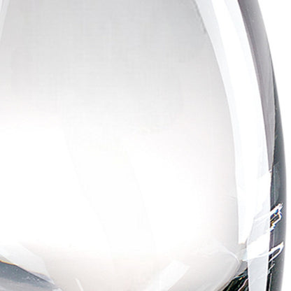 11" Clear Lead Free Crystal Oval Table Vase - Loft&Timber