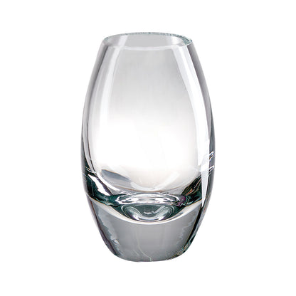 11" Clear Lead Free Crystal Oval Table Vase - Loft&Timber