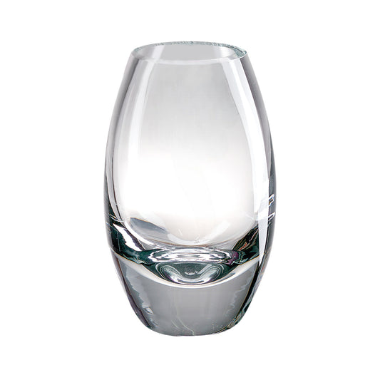 11" Clear Lead Free Crystal Oval Table Vase - Loft&Timber