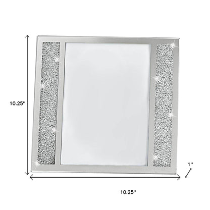 Multiple Sizes Silver Crystal Tabletop Picture Frame - Loft&Timber