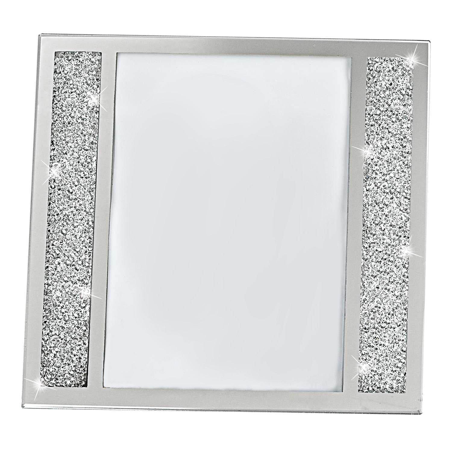 Multiple Sizes Silver Crystal Tabletop Picture Frame - Loft&Timber