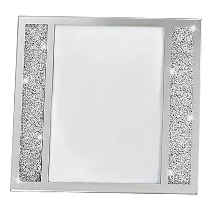 Multiple Sizes Silver Crystal Tabletop Picture Frame - Loft&Timber