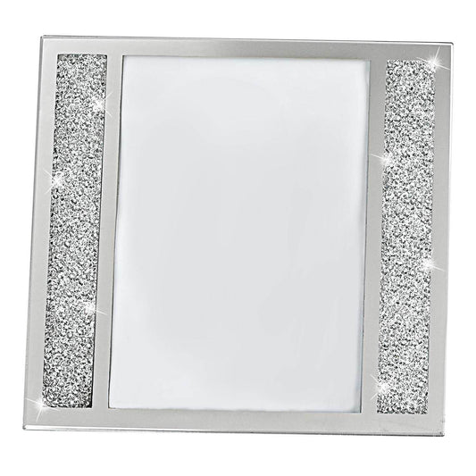 Multiple Sizes Silver Crystal Tabletop Picture Frame - Loft&Timber