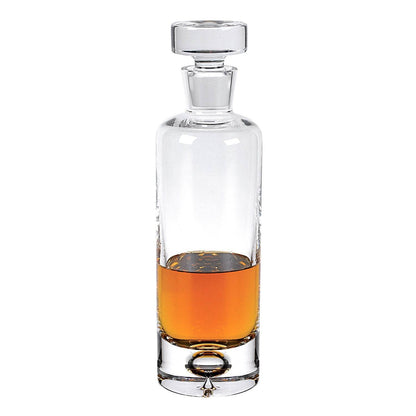 Mouth Blown European Crystal Round Decanter 28 Oz - Loft&Timber