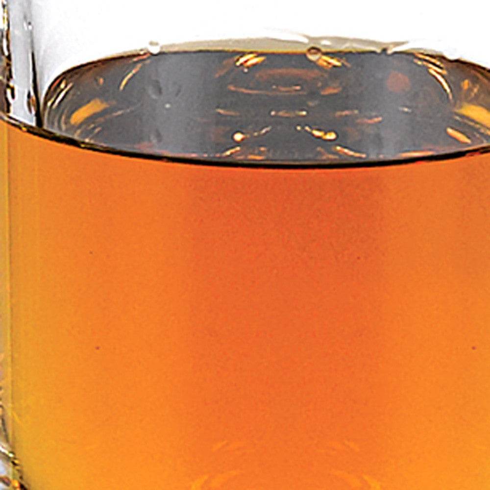 Mouth Blown European Crystal Round Decanter 28 Oz - Loft&Timber