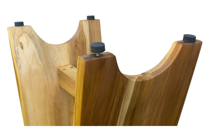 18" Natural Teak Rectangular Shower Bench - Loft&Timber
