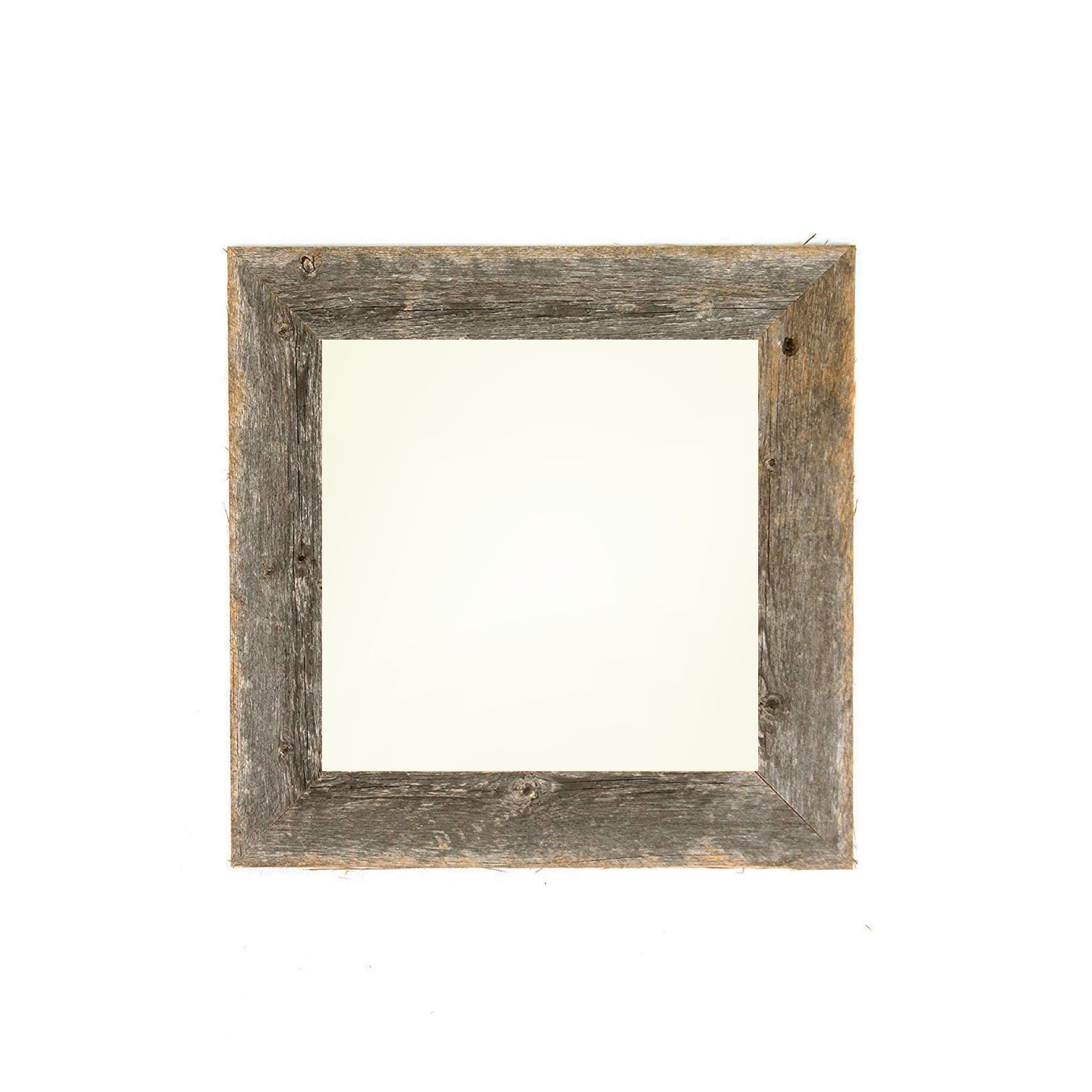 4" x 4" Gray Solid Wood Tabletop Picture Frame - Loft&Timber