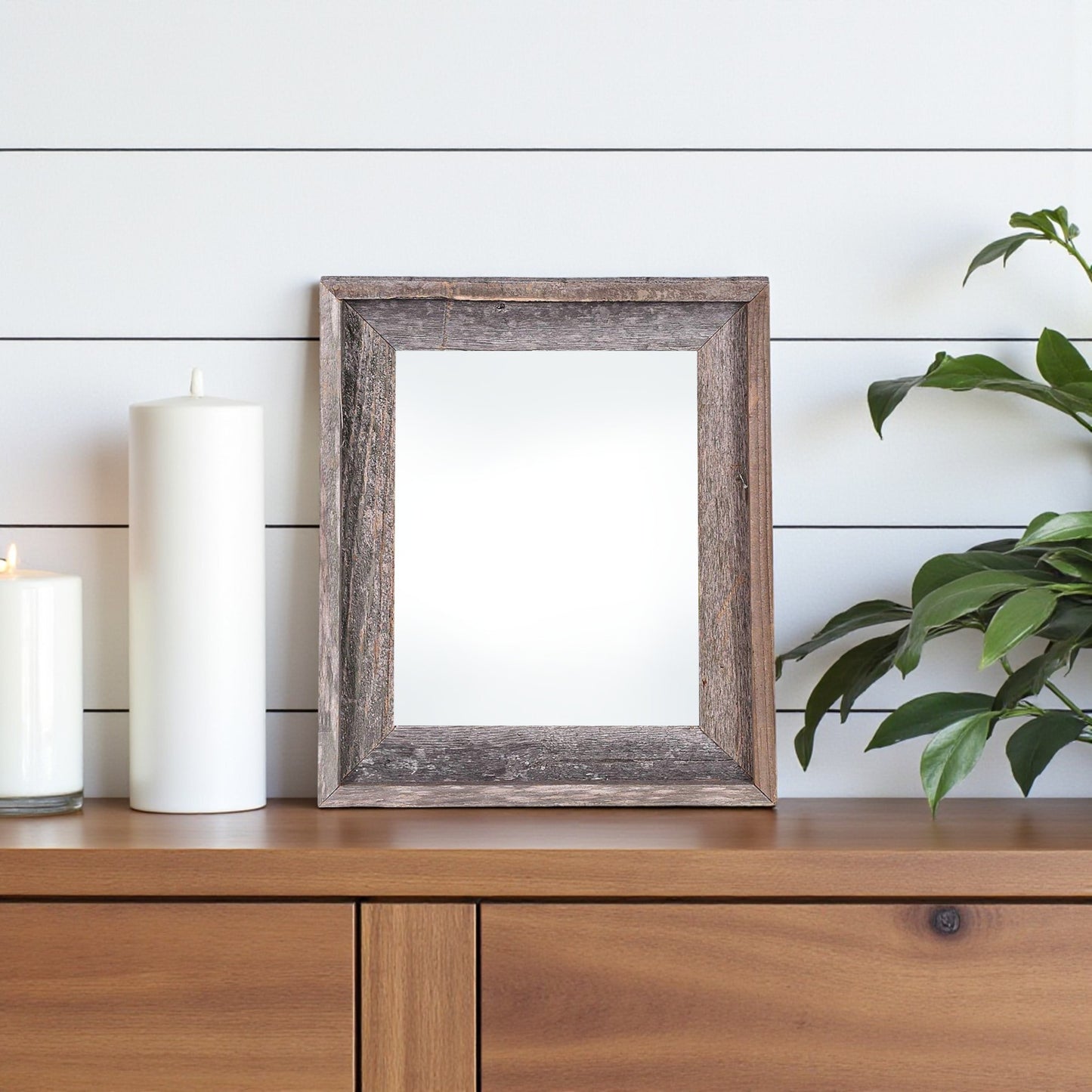 4" x 6" Gray Solid Wood Tabletop Picture Frame - Loft&Timber