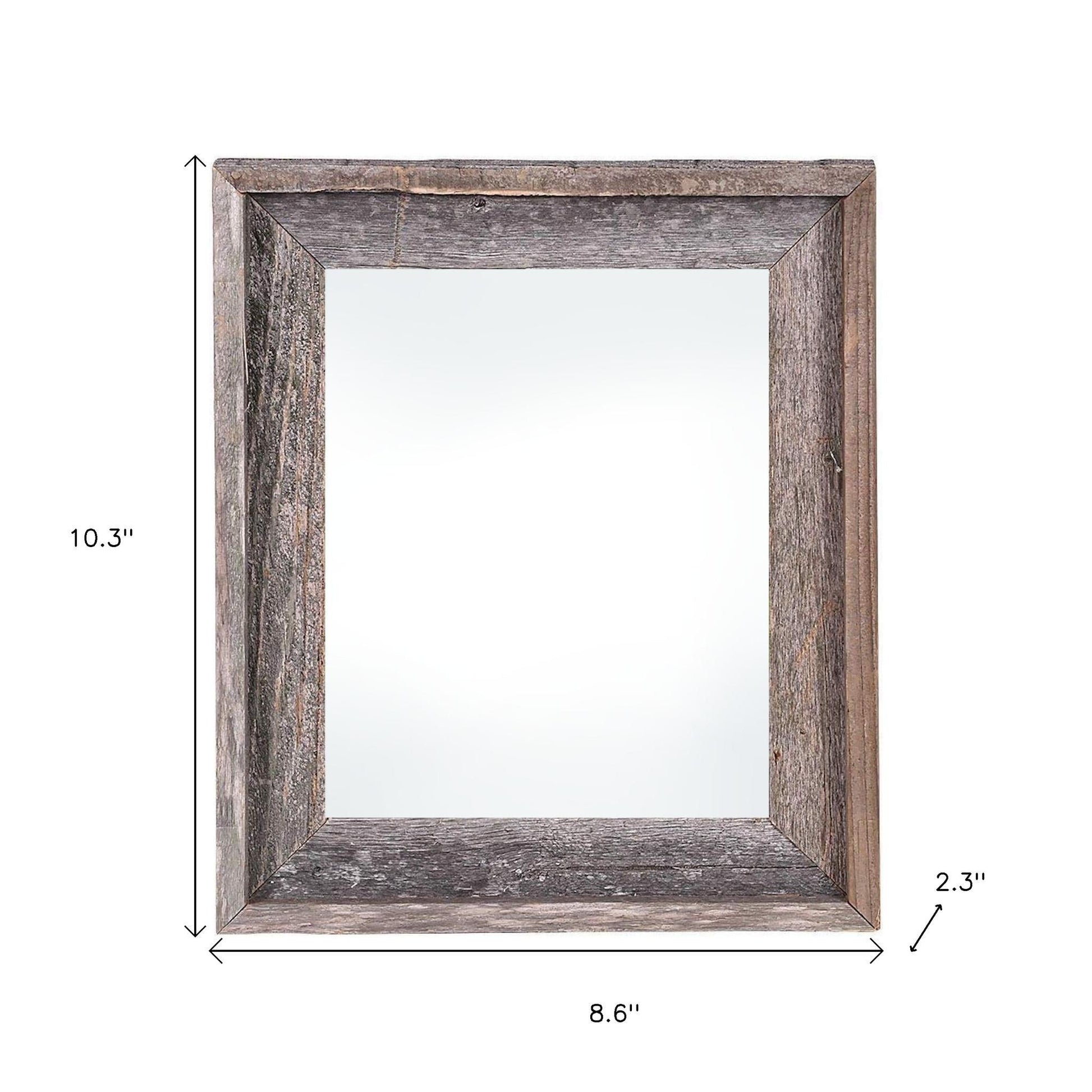 5" x 7" Gray Solid Wood Tabletop Picture Frame - Loft&Timber