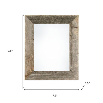 5" x 7" Gray Solid Wood Tabletop Picture Frame - Loft&Timber