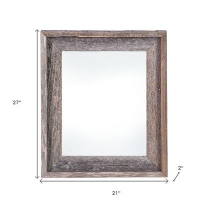 18" x 24" Gray Solid Wood Hanging Picture Frame - Loft&Timber