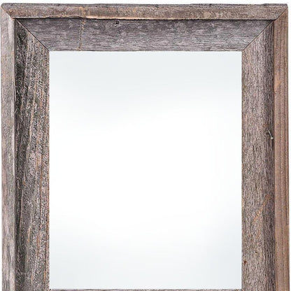 18" x 24" Gray Solid Wood Hanging Picture Frame - Loft&Timber