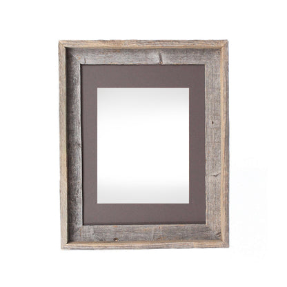 16" x 20" Gray Distressed Solid Wood Hanging Picture Frame - Loft&Timber