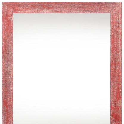 16" x 20" Red Solid Wood Hanging Picture Frame - Loft&Timber