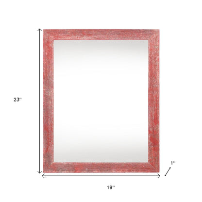 16" x 20" Red Solid Wood Hanging Picture Frame - Loft&Timber