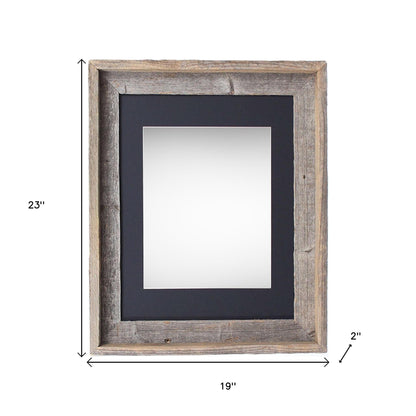 16" x 20" Black Solid Wood Hanging Picture Frame - Loft&Timber