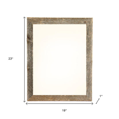 16" x 20" Gray Solid Wood Hanging Picture Frame - Loft&Timber