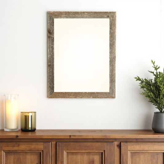 16" x 20" Gray Solid Wood Hanging Picture Frame - Loft&Timber