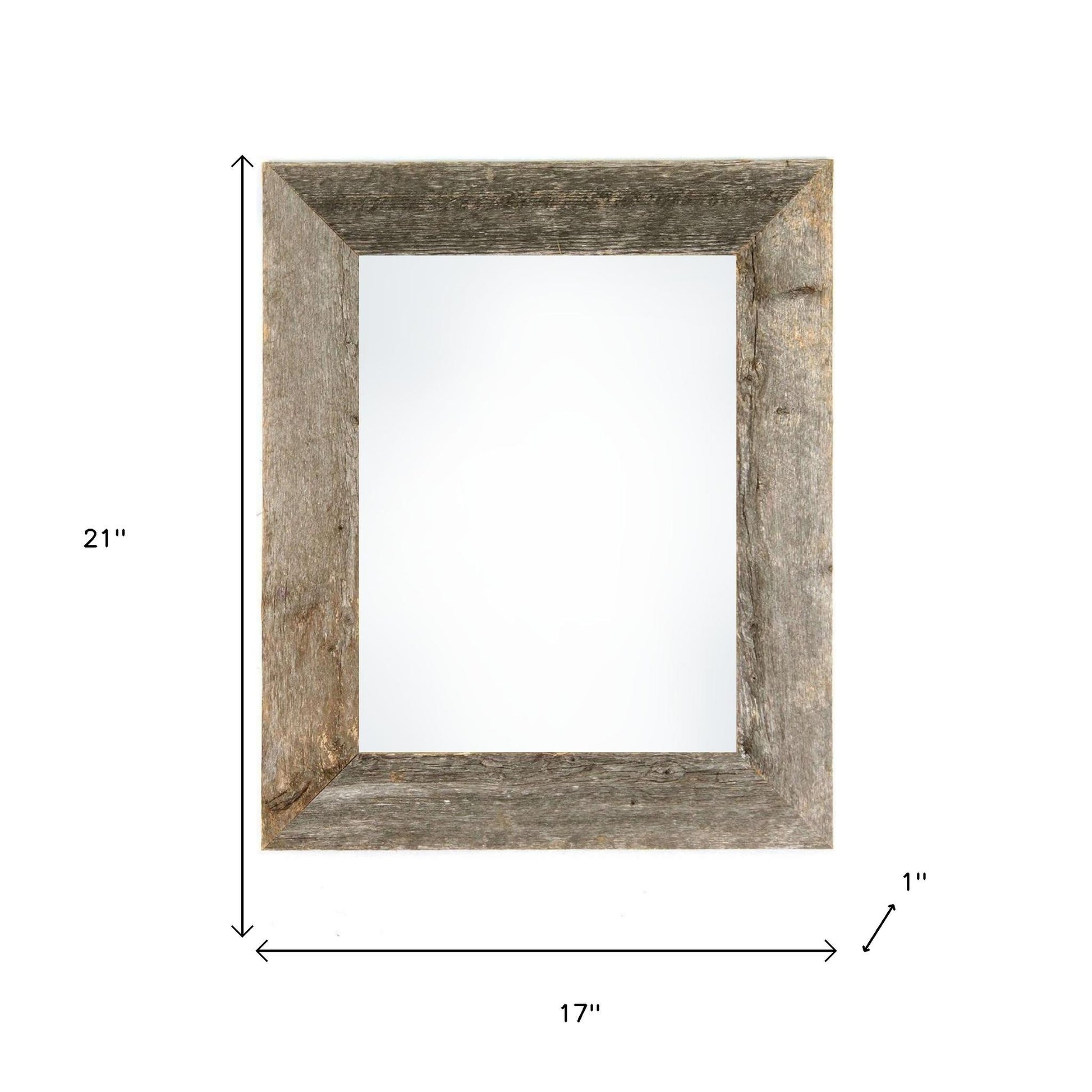 14" x 18" Gray Solid Wood Hanging Picture Frame - Loft&Timber