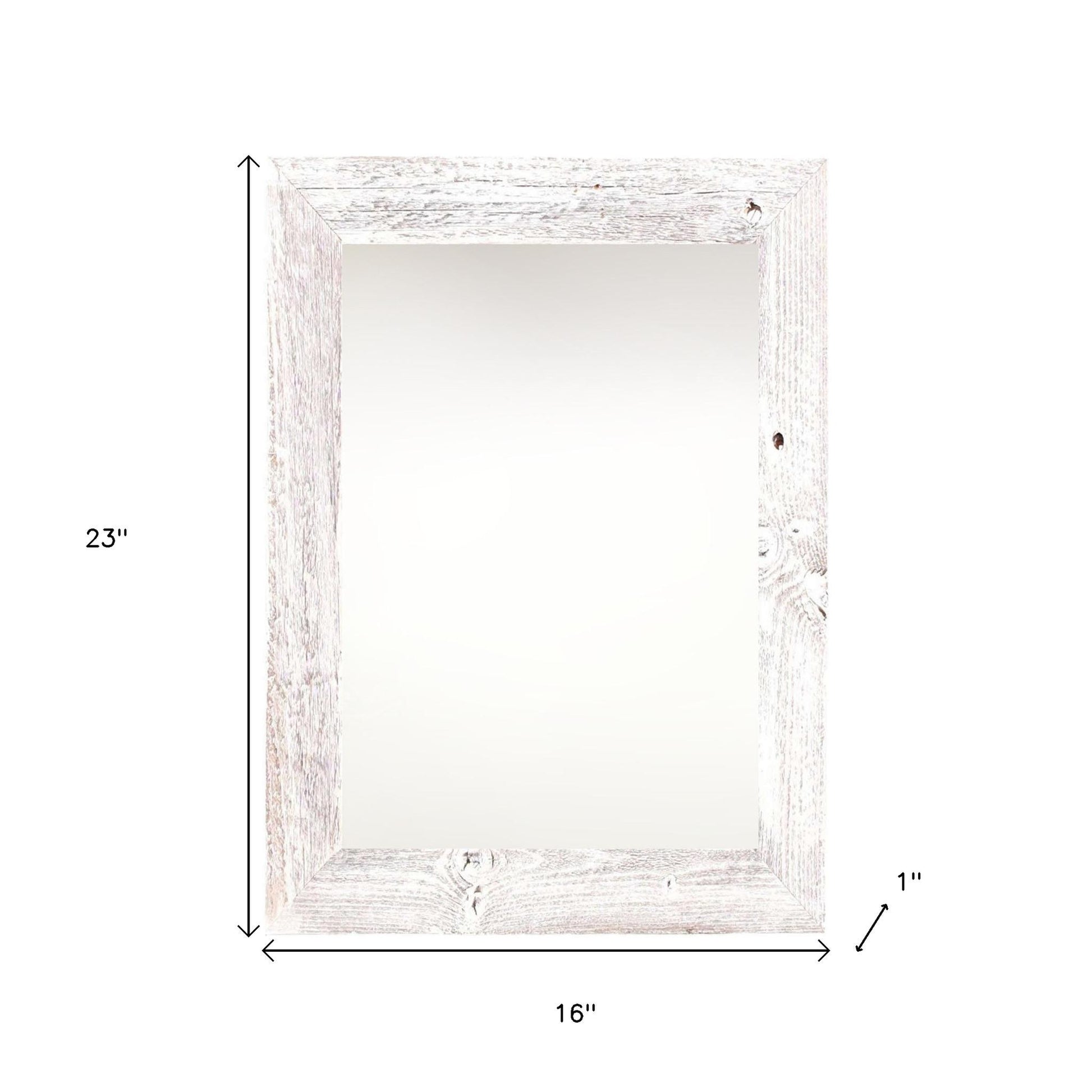 11" x 17" White Solid Wood Hanging Picture Frame - Loft&Timber