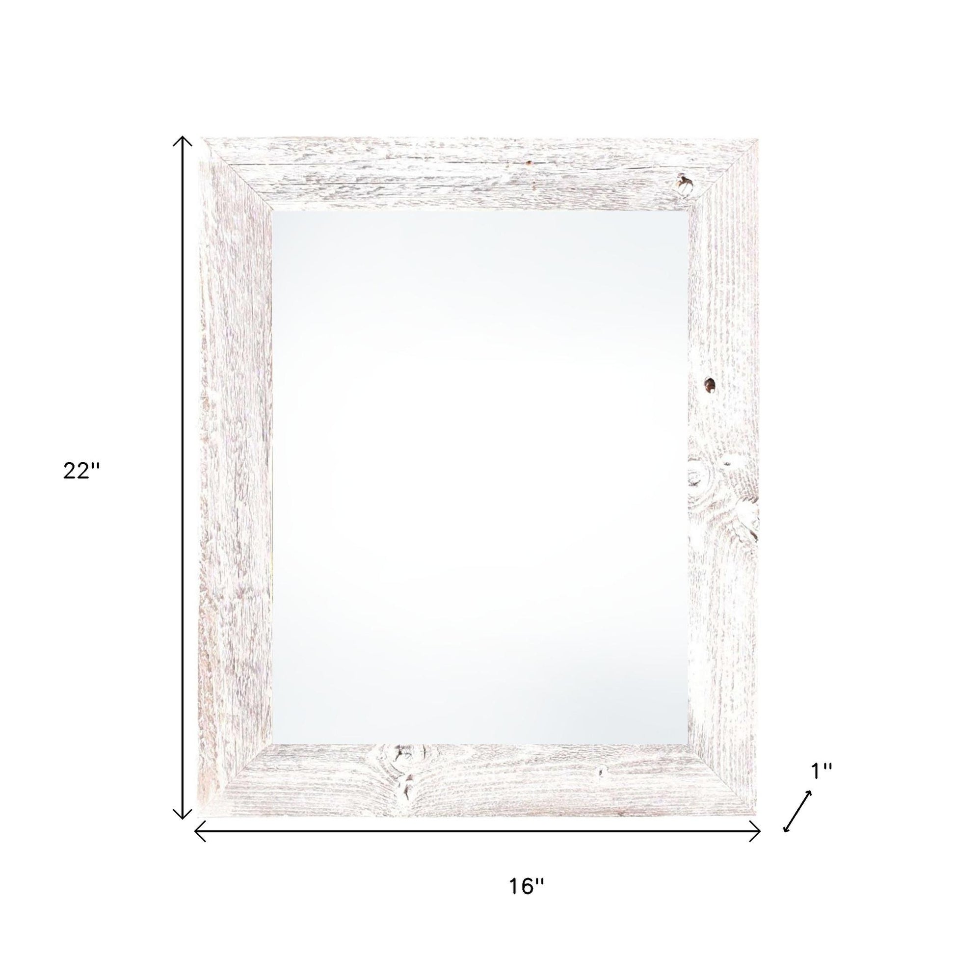 13" x 19" White Solid Wood Hanging Picture Frame - Loft&Timber