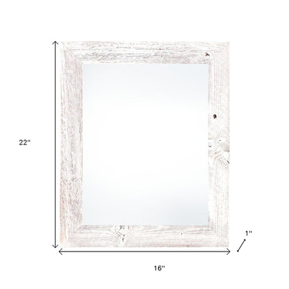 13" x 19" White Solid Wood Hanging Picture Frame - Loft&Timber