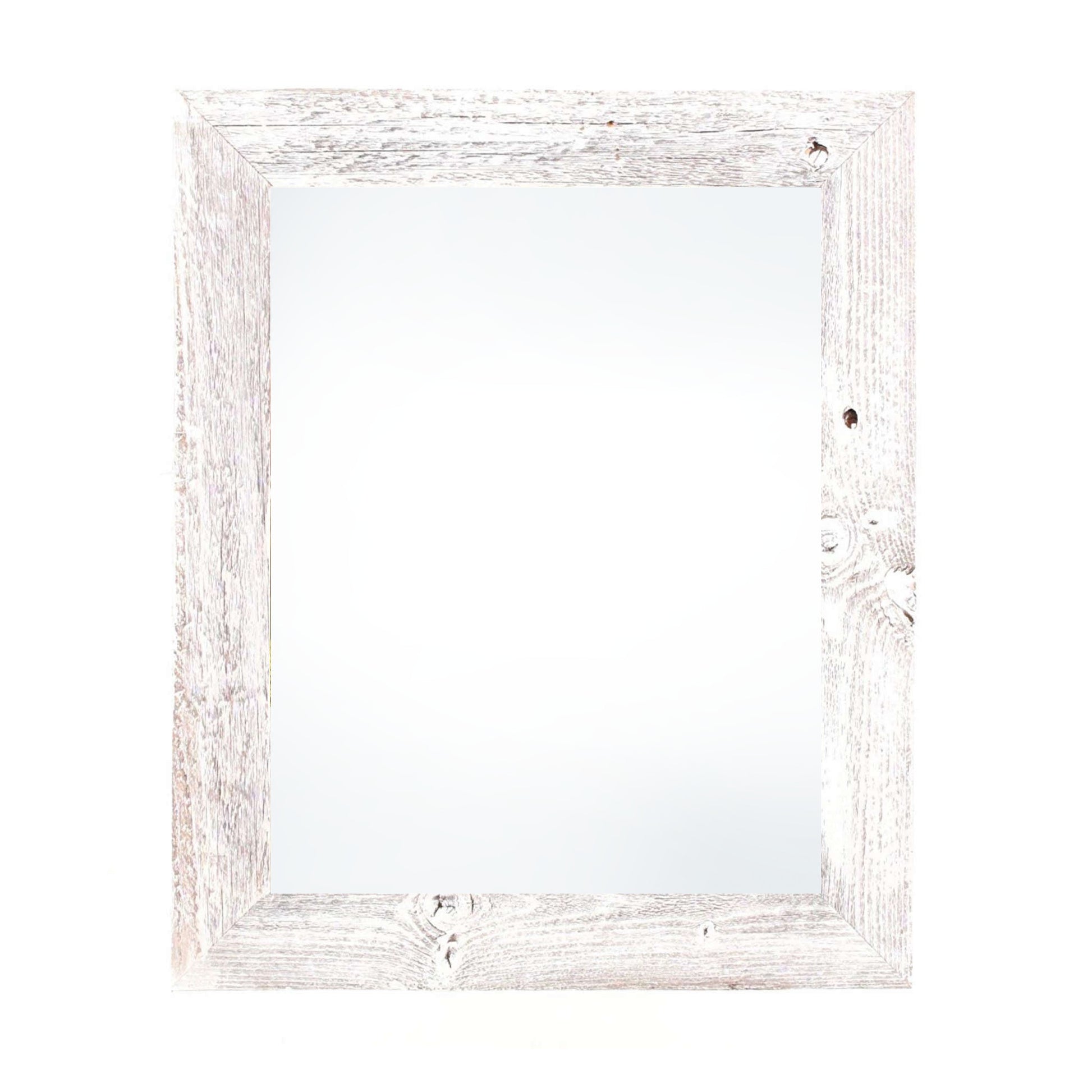 13" x 19" White Solid Wood Hanging Picture Frame - Loft&Timber