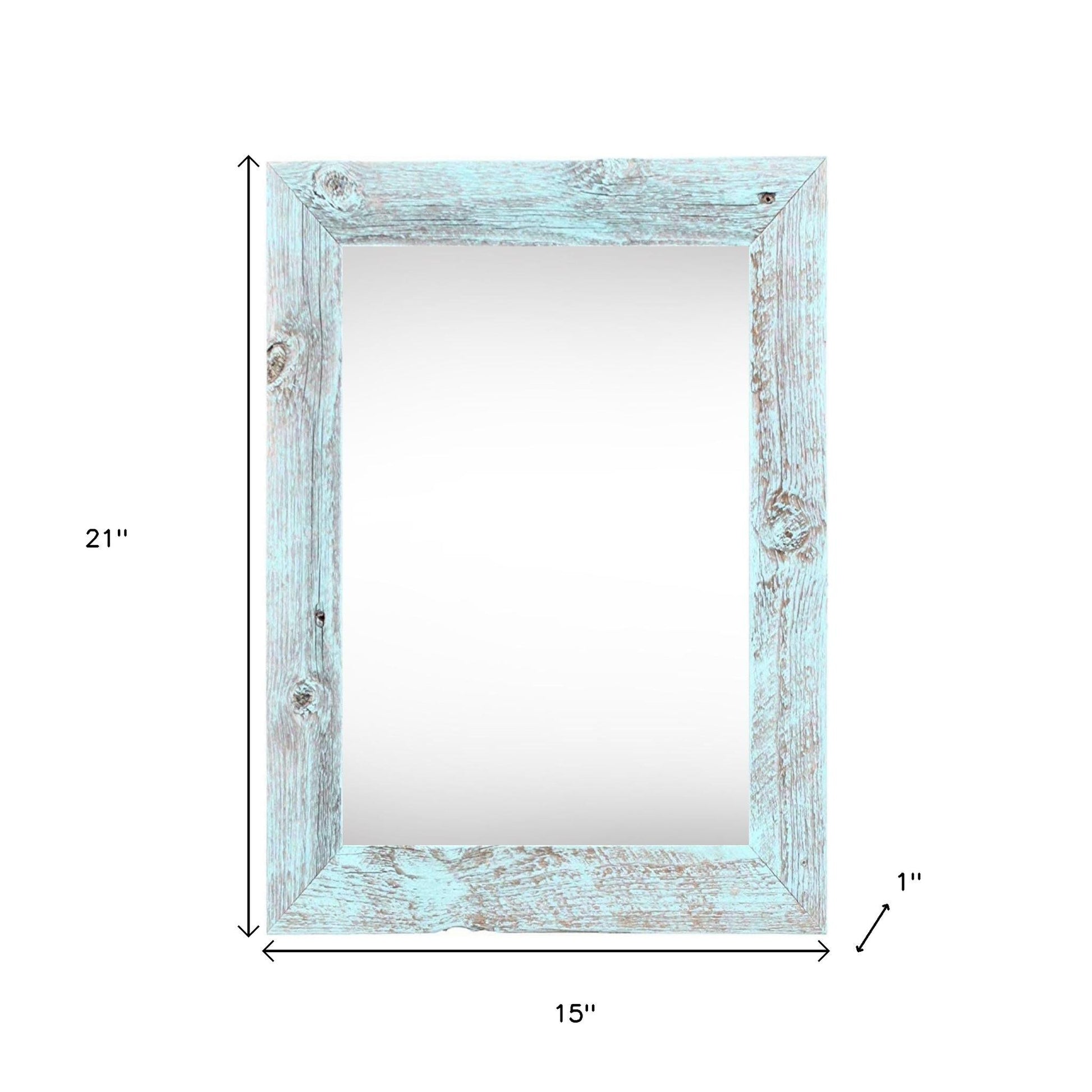11" x 17" Blue Solid Wood Hanging Picture Frame - Loft&Timber