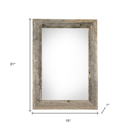 11" x 17" Gray Solid Wood Hanging Picture Frame - Loft&Timber