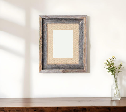 11" x 14" Brown Solid Wood Hanging Picture Frame - Loft&Timber