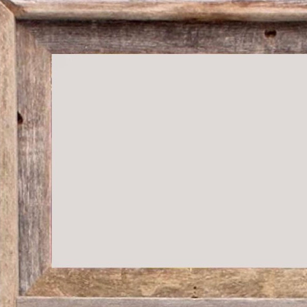 8" x 10" Gray Distressed Solid Wood Hanging Picture Frame - Loft&Timber