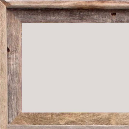 8" x 10" Gray Distressed Solid Wood Hanging Picture Frame - Loft&Timber