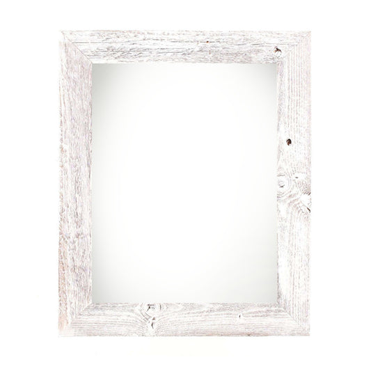 11" x 14" White Solid Wood Hanging Picture Frame - Loft&Timber