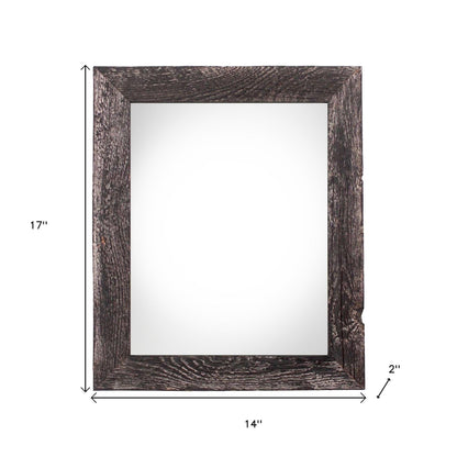 11" x 14" Black Solid Wood Hanging Picture Frame - Loft&Timber