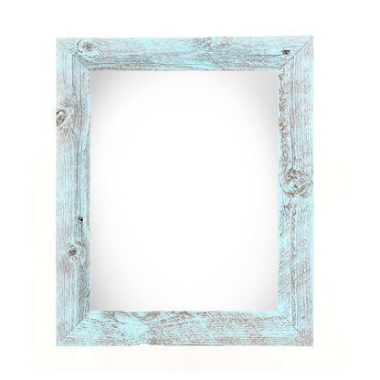 11" x 14" Blue Solid Wood Hanging Picture Frame - Loft&Timber