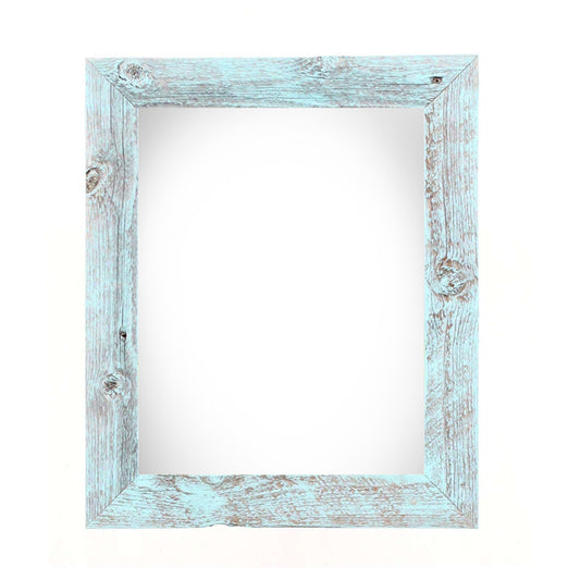 11" x 14" Blue Solid Wood Hanging Picture Frame - Loft&Timber