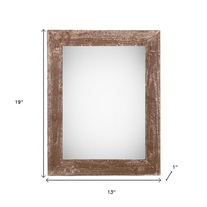 11" x 17" Espresso Solid Wood Hanging Picture Frame - Loft&Timber